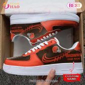 NFL Cleveland Browns Air Force 1 Sneaker Custom Name