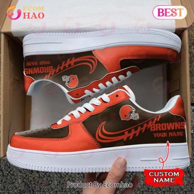 NFL Cleveland Browns Air Force 1 Sneaker Custom Name