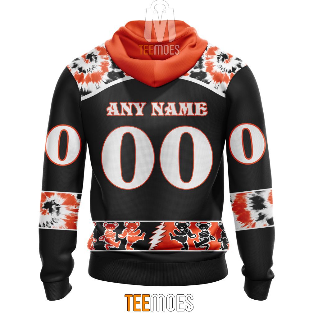 NFL Cleveland Browns Custom Name Number Grateful Dead Pullover Hoodie NFL Cleveland Browns Custom Name Number Grateful Dead Pullover Hoodie