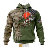 Nfl Cleveland Browns Custom Name Number Green Camo Us Military Pullover Hoodie 2639.jpg - demo10