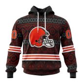 Nfl Cleveland Browns Custom Name Number Native Concepts Pullover Hoodie 4638.jpg - demo10