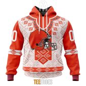 Nfl Cleveland Browns Custom Name Number Native Pattern Pullover Hoodie 2809.jpg - demo10