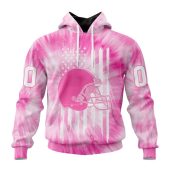 Nfl Cleveland Browns Custom Name Number Pink Tie Dye Pullover Hoodie 5539.jpg - demo10