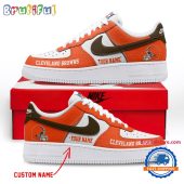 NFL Cleveland Browns Limited Edition Personalized Air Force 1 Shoes Sneaker