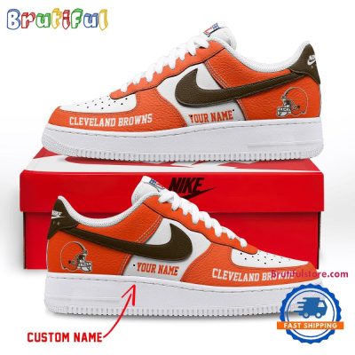 NFL Cleveland Browns Limited Edition Personalized Air Force 1 Shoes Sneaker
