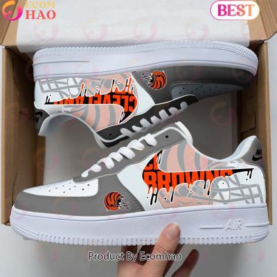 NFL Cleveland Browns Special Logo Style Air Force 1 Sneakers