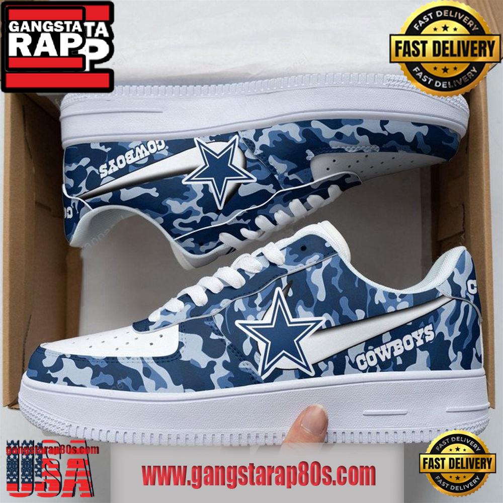NFL Dallas Cowboys Air Force 1 Sneaker Shoes Custom For Men Women NFL Dallas Cowboys Air Force 1 Sneaker Shoes Custom For Men Women
