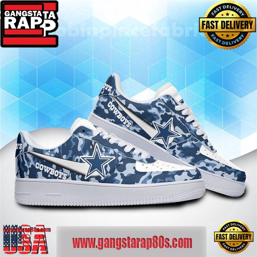 NFL Dallas Cowboys Air Force 1 Sneaker Shoes Custom For Men Women NFL Dallas Cowboys Air Force 1 Sneaker Shoes Custom For Men Women