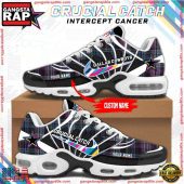 NFL Dallas Cowboys Crucial Catch Intercept Cancer Air Max Plus Shoes Running Sneakers