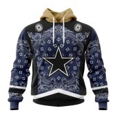 NFL Dallas Cowboys Custom Name Number Classic Style Pullover Hoodie
