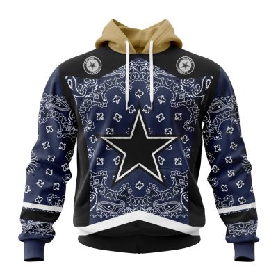 NFL Dallas Cowboys Custom Name Number Classic Style Pullover Hoodie