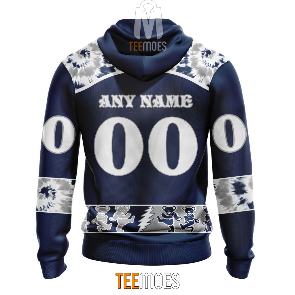 NFL Dallas Cowboys Custom Name Number Grateful Dead Pullover Hoodie NFL Dallas Cowboys Custom Name Number Grateful Dead Pullover Hoodie