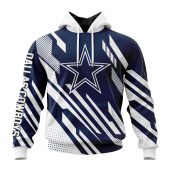 NFL Dallas Cowboys Custom Name Number MotoCross Concept Pullover Hoodie