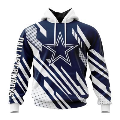 NFL Dallas Cowboys Custom Name Number MotoCross Concept Pullover Hoodie