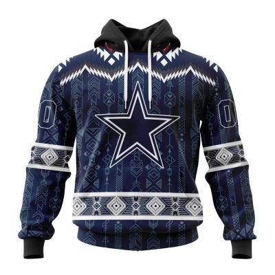 NFL Dallas Cowboys Custom Name Number Native Concepts Pullover Hoodie