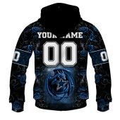 Nfl Dallas Cowboys Custom Name Number Rose Dragon Pullover Hoodie Back.jpg - demo10