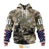 Nfl Dallas Cowboys Custom Name Number Veteran Salute To Service Pullover Hoodie 4239.jpg - demo10