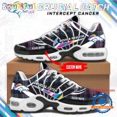 NFL Denver Broncos Crucial Catch Intercept Cancer Air Max Plus Shoes Sneaker