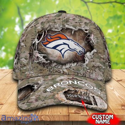 NFL Denver Broncos Custom Name Camo Classic Cap