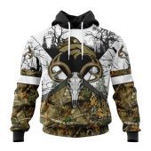NFL Denver Broncos Custom Name Number Deer Skull And Forest Pullover Hoodie