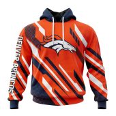 NFL Denver Broncos Custom Name Number MotoCross Concept Pullover Hoodie