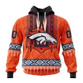 NFL Denver Broncos Custom Name Number Native Concepts Pullover Hoodie