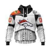 NFL Denver Broncos Custom Name Number Star Wars Pullover Hoodie