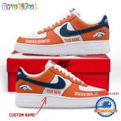 NFL Denver Broncos Limited Edition Personalized Air Force 1 Shoes Sneaker
