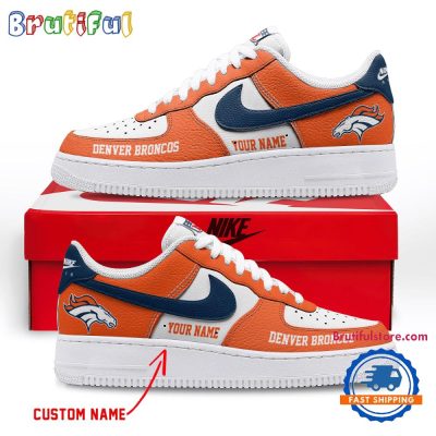 NFL Denver Broncos Limited Edition Personalized Air Force 1 Shoes Sneaker
