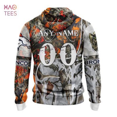 NFL Denver Broncos Custom Name Number Hunter Pullover Hoodie