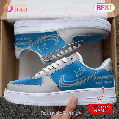 NFL Detroit Lions Air Force 1 Sneaker Custom Name