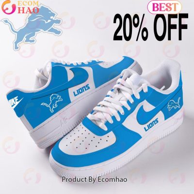 NEW] NFL Detroit Lions Air Force 1 Sneakers