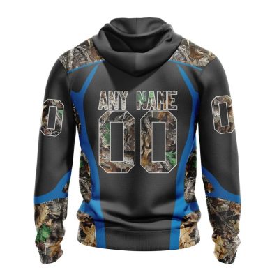 NFL Detroit Lions Custom Name Number Camo Hunting Pullover Hoodie