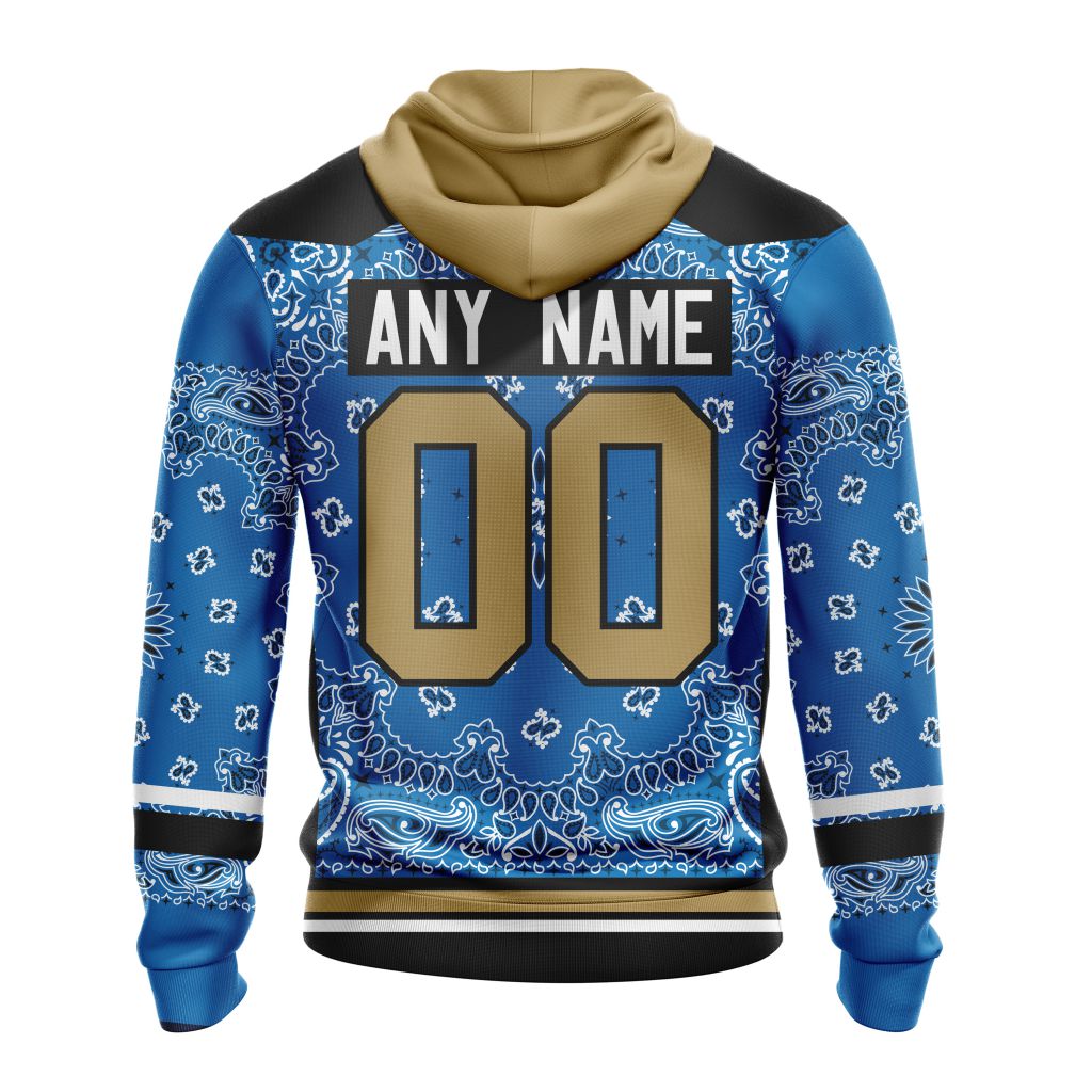 NFL Detroit Lions Custom Name Number Classic Style Pullover Hoodie NFL Detroit Lions Custom Name Number Classic Style Pullover Hoodie