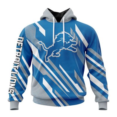 NFL Detroit Lions Custom Name Number MotoCross Concept Pullover Hoodie