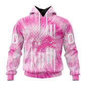 Nfl Detroit Lions Custom Name Number Pink Tie Dye Pullover Hoodie 5143.jpg - demo10