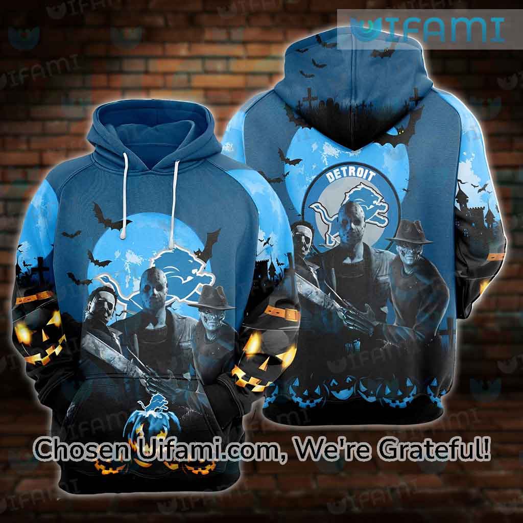 NFL Detroit Lions Jason Voorhees Halloween Pullover Hoodie NFL Detroit Lions Jason Voorhees Halloween Pullover Hoodie