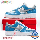 NFL Detroit Lions Limited Edition Personalized Air Force 1 Shoes Sneaker
