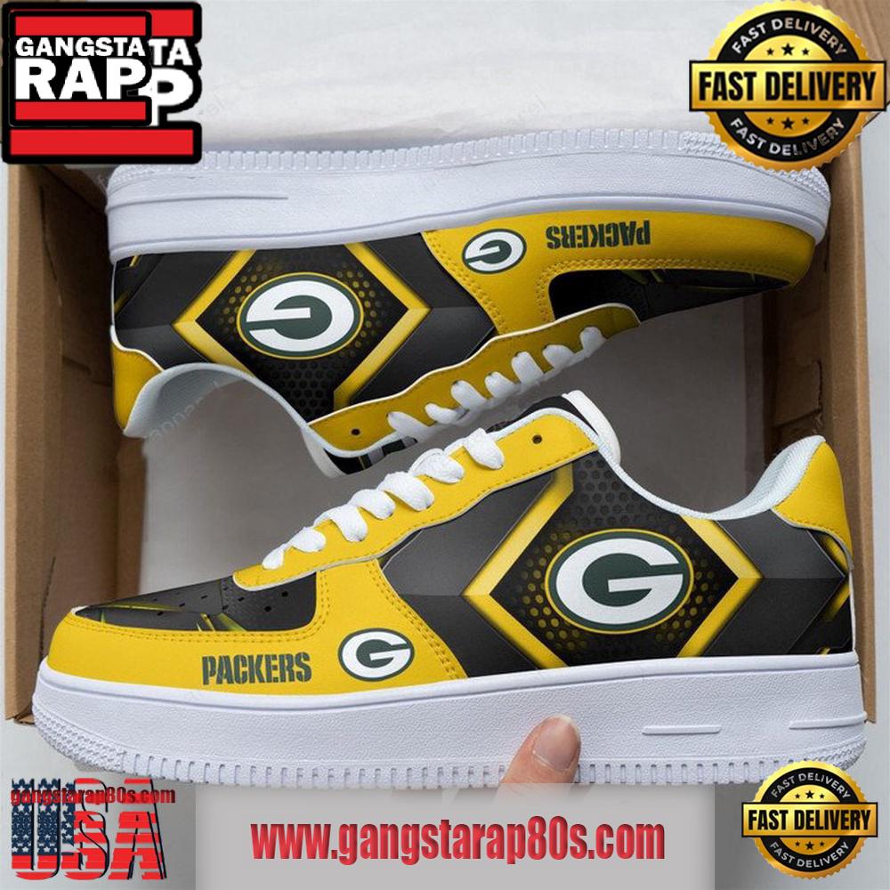 NFL Green Bay Packers Air Force 1 Sneaker V3 For Men Women NFL Green Bay Packers Air Force 1 Sneaker V3 For Men Women