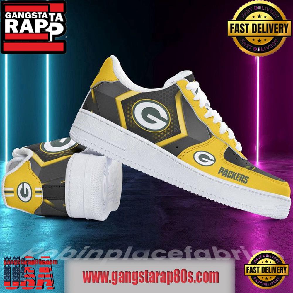 NFL Green Bay Packers Air Force 1 Sneaker V3 For Men Women NFL Green Bay Packers Air Force 1 Sneaker V3 For Men Women