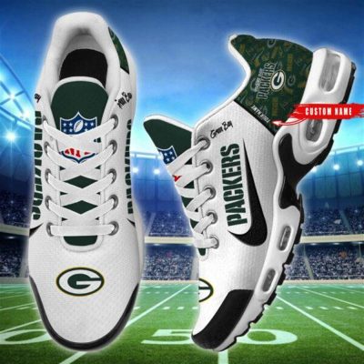 NFL Green Bay Packers Air Max Plus Running Shoes Custom Name