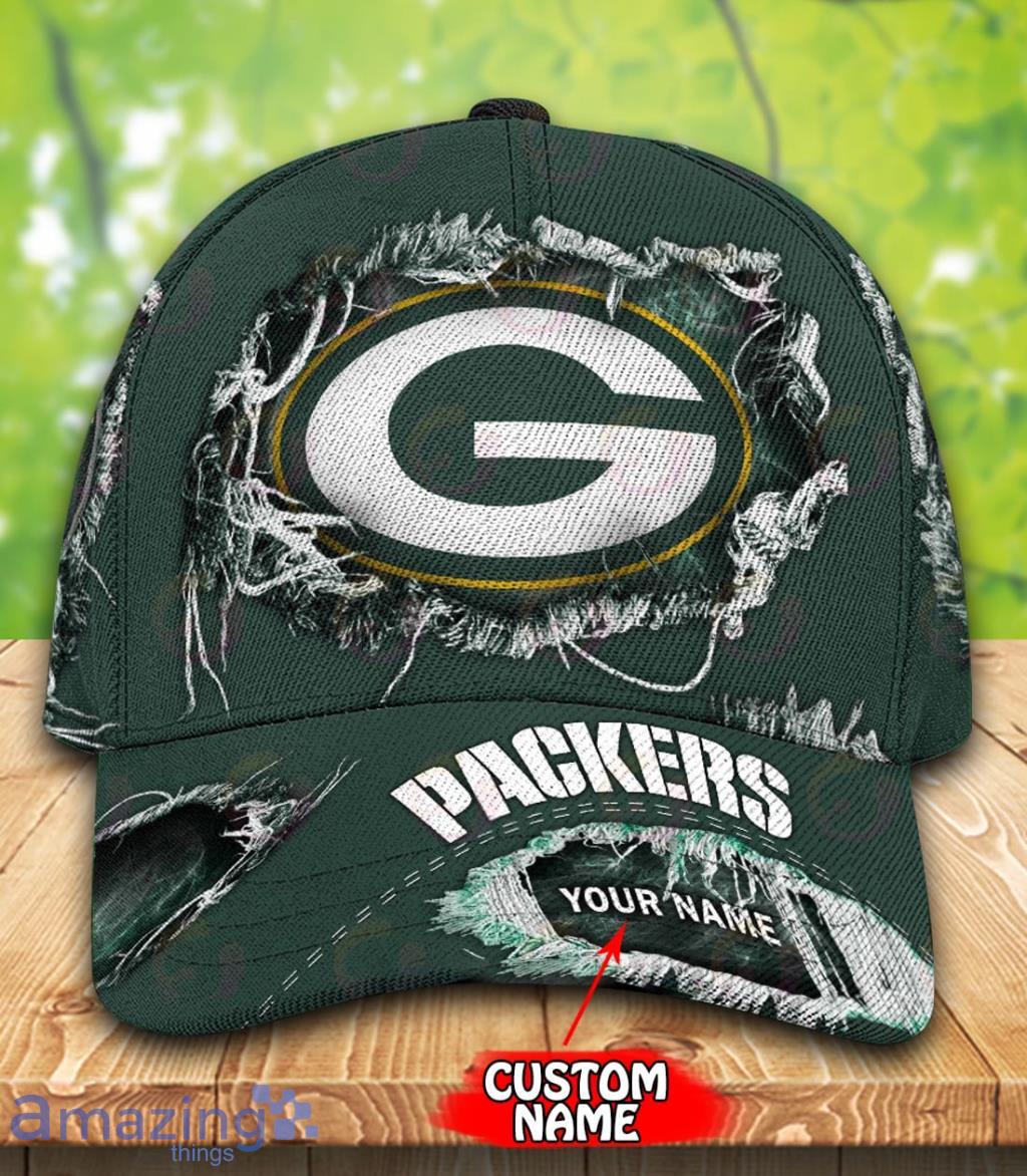 NFL Green Bay Packers Custom Name Green Classic Cap NFL Green Bay Packers Custom Name Green Classic Cap