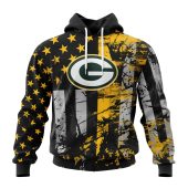 Nfl Green Bay Packers Custom Name Number Classic Grunge American Flag Pullover Hoodie 4731.jpg - demo10