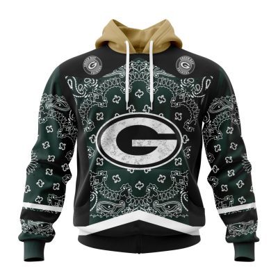 NFL Green Bay Packers Custom Name Number Classic Style Pullover Hoodie