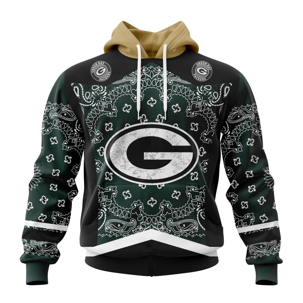 NFL Green Bay Packers Custom Name Number Classic Style Pullover Hoodie NFL Green Bay Packers Custom Name Number Classic Style Pullover Hoodie