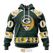 NFL Green Bay Packers Custom Name Number Grateful Dead Pullover Hoodie