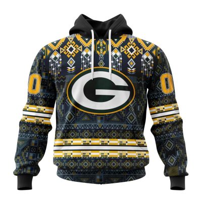 NFL Green Bay Packers Custom Name Number Native Concepts Pullover Hoodie
