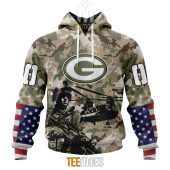 Nfl Green Bay Packers Custom Name Number Veteran Salute To Service Pullover Hoodie 2446.jpg - demo10
