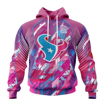 NFL Houston Texans Breast Cancer Pullover Hoodie