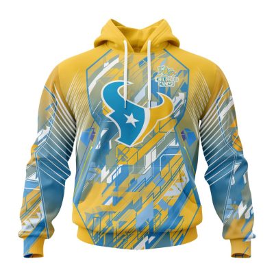NFL Houston Texans Childhood Cancers Pullover Hoodie